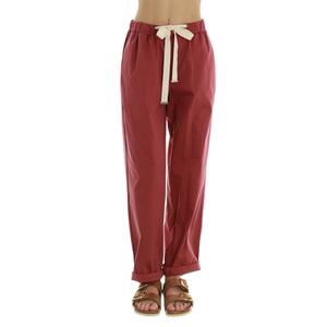 PANTALONE IN COTONE MATTONE